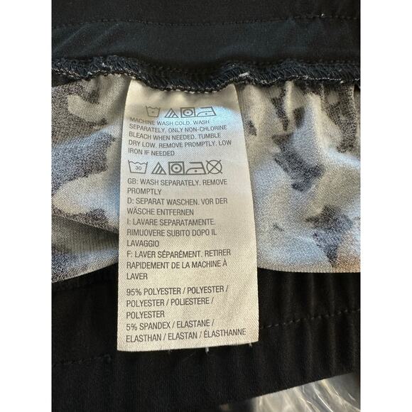 Susan Graver Floral Black Palazzo Pants LP Large Petite - Picture 7 of 8